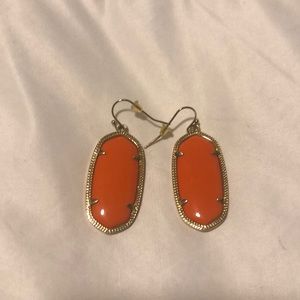 Organge Elle Kendra Scott Earrings